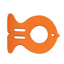 Plavecká deska RYBA oranžová (30,9x40x3,8cm)