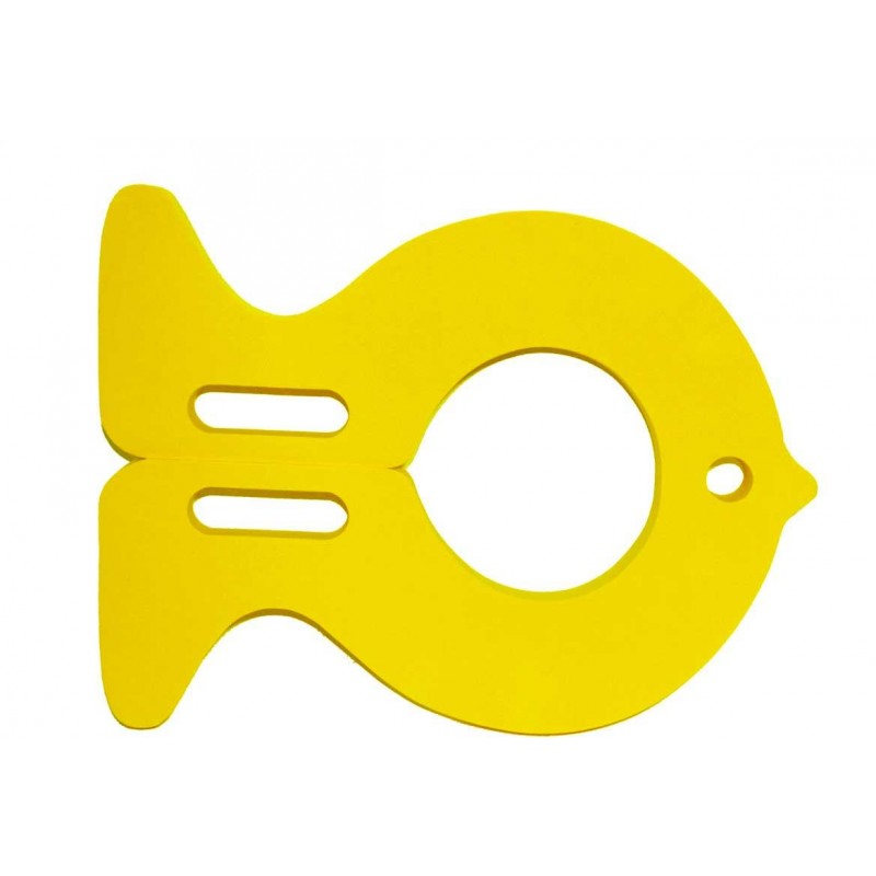 Plavecká deska RYBA žlutá (30,9x40x3,8cm)