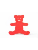 Plavecká deska MEDVÍDEK červená (35x33x3,8cm)