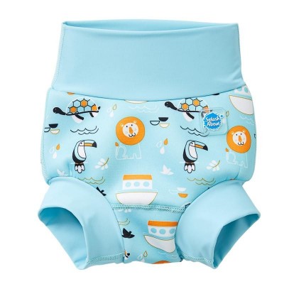 Plavky Happy Nappy - ZVÍŘÁTKA, MODRÁ