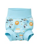 Plavky Happy Nappy - ZVÍŘÁTKA, MODRÁ