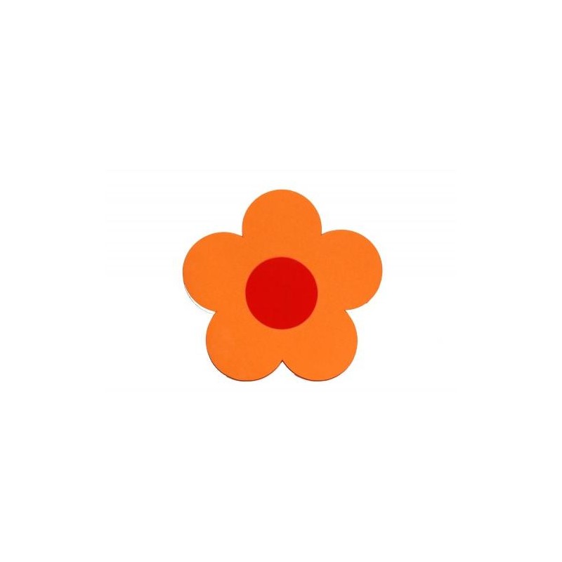 Kytička oranžová - dekorace (1cm)