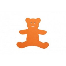 Medvídek oranžový - dekorace (1cm)