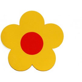 Plavecká deska KYTIČKA žlutá (31,5x30x3,8cm)