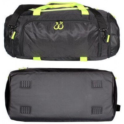 Duffle Bag L sportovní taška černá-žlutá
