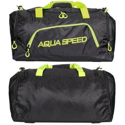 Duffle Bag L sportovní taška černá-žlutá