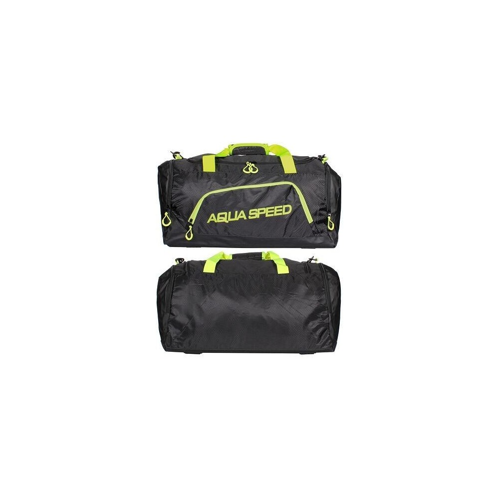 Duffle Bag L sportovní taška černá-žlutá