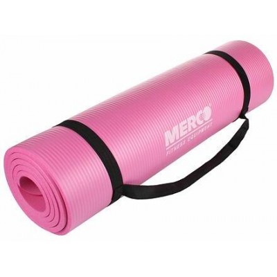 Yoga NBR 10 Mat podložka na cvičení růžová varianta 40622