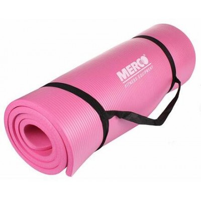 Yoga NBR 15 Mat podložka na cvičení růžová varianta 40629