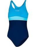 Dívčí jednodílné plavky AQUA SPEED EMILY – 42 modrá a námořnická modrá