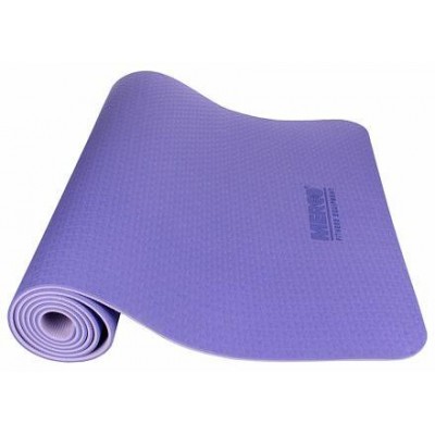 Yoga TPE 6 Double Mat podložka na cvičení fialová-fialová varianta 40617