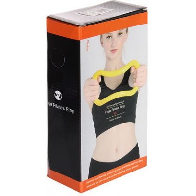 Yoga Ring Soft fitness pomůcka žlutá varianta 37225