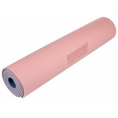 Yoga TPE 6 Double Mat podložka na cvičení růžová-modrá varianta 40620