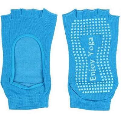 Grippy S2 ponožky na jógu, bezprsté modrá varianta 35966