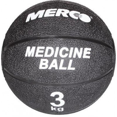 Black gumový medicinální míč
