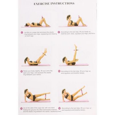 Yoga Crescent kruh jóga pilates růžová varianta 37215