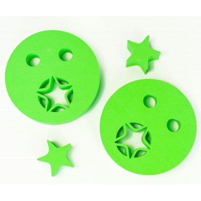 Nadlehčovací kroužky HVĚZDIČKA zelené