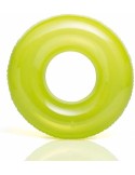 Velký nafukovací kruh transparent - zelená 76 cm