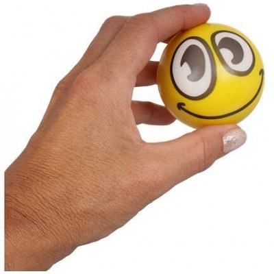 Smiley Hopik antistresový míček 12 ks