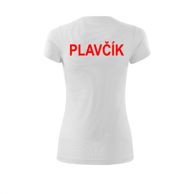 Dámské tričko PLAVČÍK - bílá