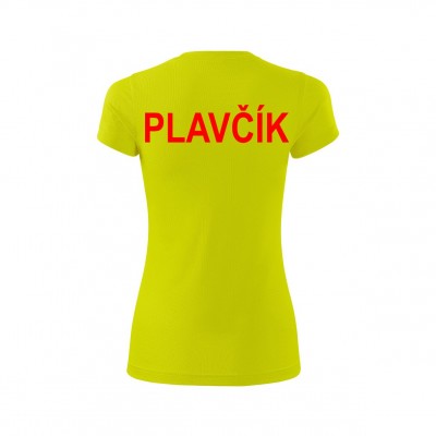 Dámské tričko PLAVČÍK - žlutá