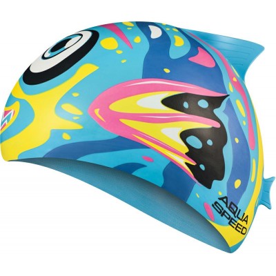 Children's swimming cap ZOO - FISH b.01