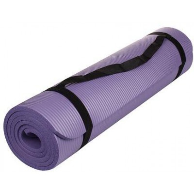 Yoga NBR 10 Mat podložka na cvičení fialová varianta 40621