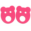 Foam Arm Rings TEDDY pink