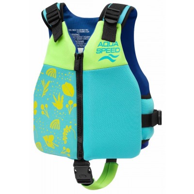 Plavecká vesta Safe Splash 15-19 kg, 02 modro/zelená
