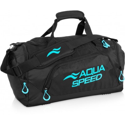 Športová taška AQUA-SPEED veľ. M – 74 čierno-modrá
