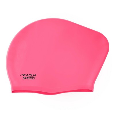 Plavecká čepice LONG HAIR CAP AQUA-SPEED – 03 růžová