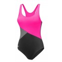Dámské jednodílné plavky AQUA SPEED BELLA 139 – tmavě růžová