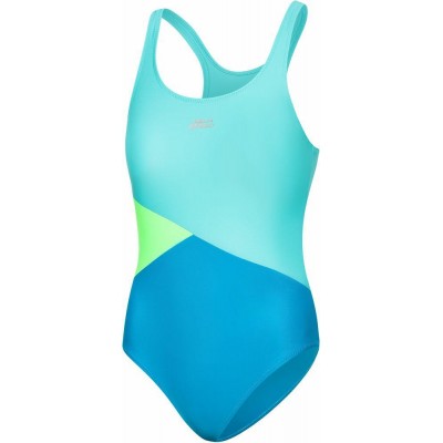 Dívčí jednodílné plavky AQUA SPEED POLA 28 – modro-zelená