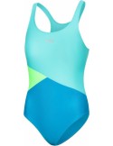 Dívčí jednodílné plavky AQUA SPEED POLA 28 – modro-zelená