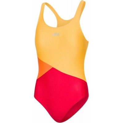 Dívčí jednodílné plavky AQUA SPEED POLA 38 – žluto-červená