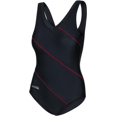 SOPHIE Dámské jednodílné plavky Aqua-Speed – černo-červená