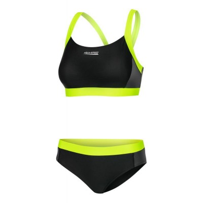 Naomi women's swimsuit yellow reflective