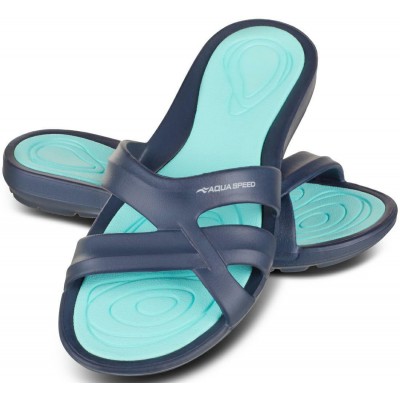 PANAMA Dámské pantofle AQUA SPEED - 10 tmavě modrá